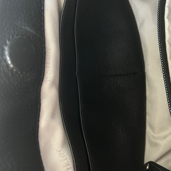 Large Botkier Studded Black Leather Shoulder Bag Barely Used Storage Bag - Picture 7 of 11